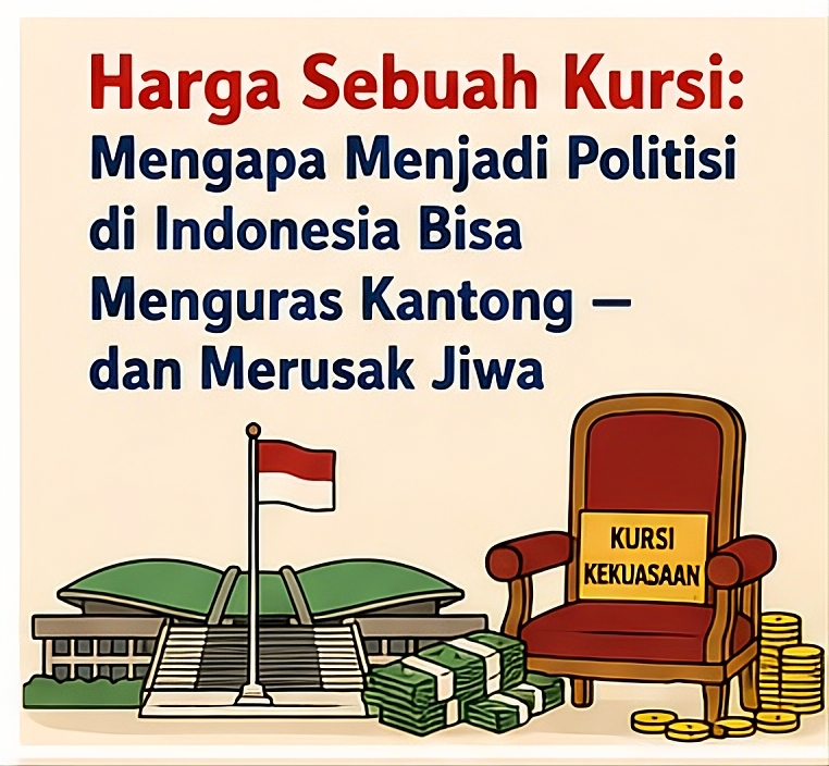 Harga Sebuah Kursi: Mengapa Menjadi Politisi di Indonesia Bisa Menguras Kantong dan Merusak Jiwa